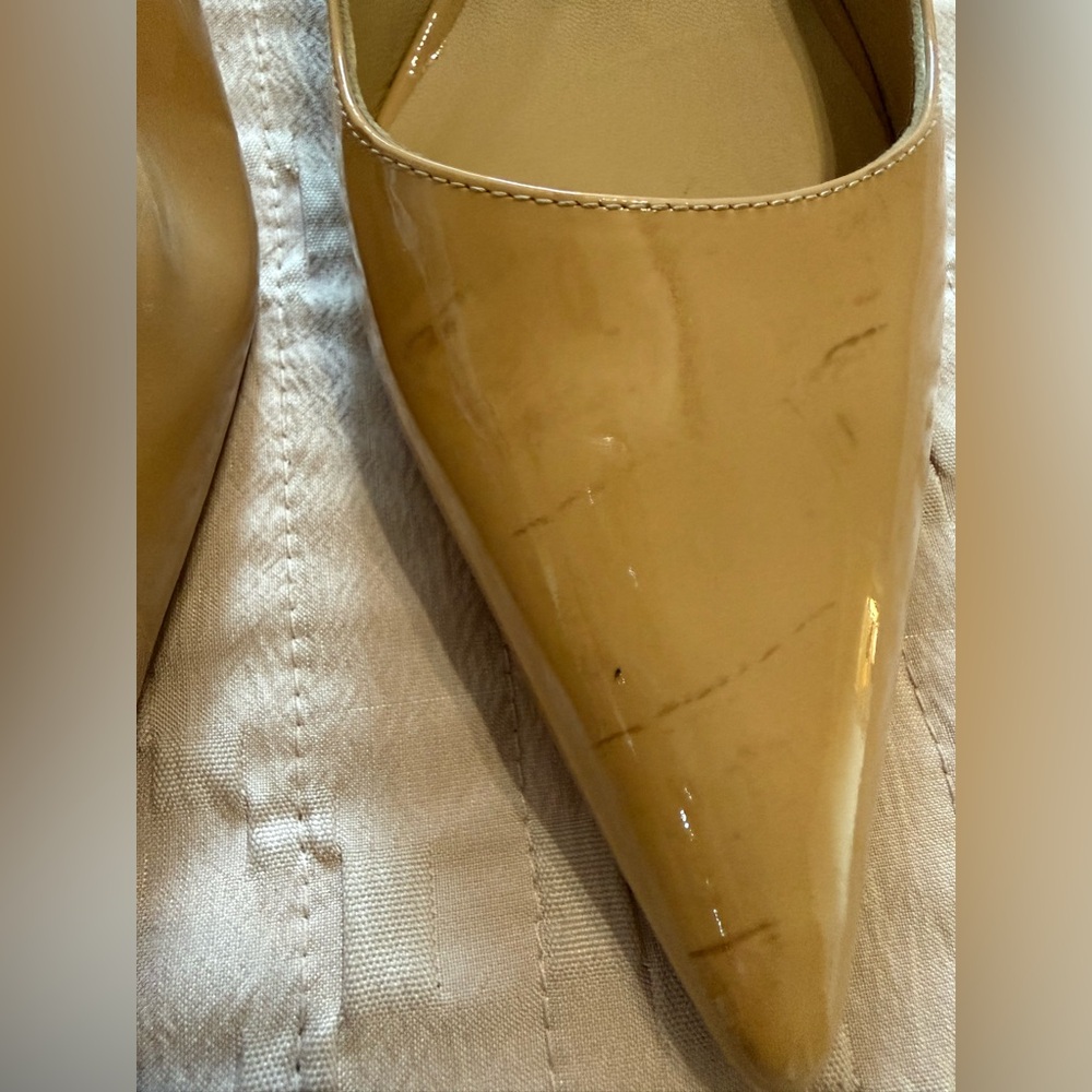 STUART WEITZMAN Stuart Power 50MM Patent Leather Pumps size 8 - Picture 11 of 14